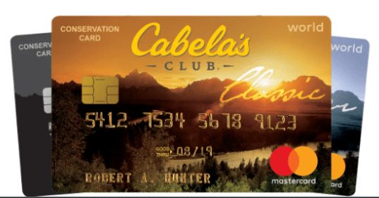 Cabela's credit card login